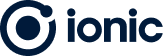 Ionic text logo