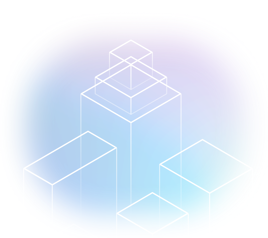 Stacked blocks with gradient background strategy image