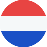 Netherlands Flag Circular