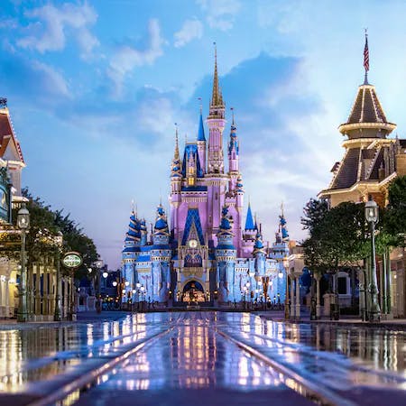Disney castle at Walt Disney World Resort - copyright Disney