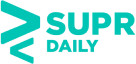Supr Daily Logo and text