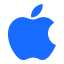 iOS logo blue