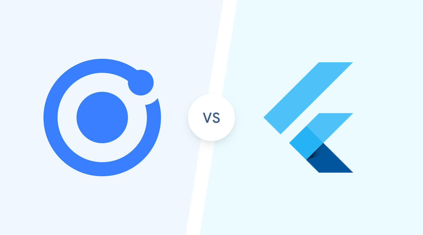 ionic and flutter logo
