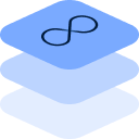stack with infinity icon