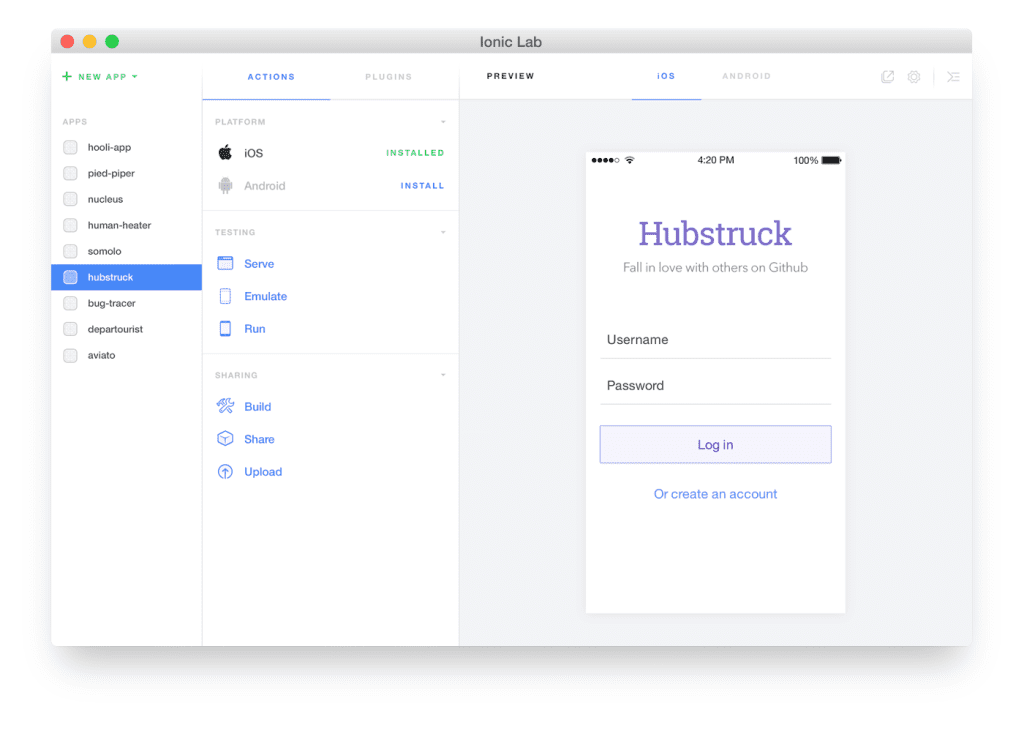 Announcing Ionic Lab: Mix it up with our new GUI tool - Ionic Blog