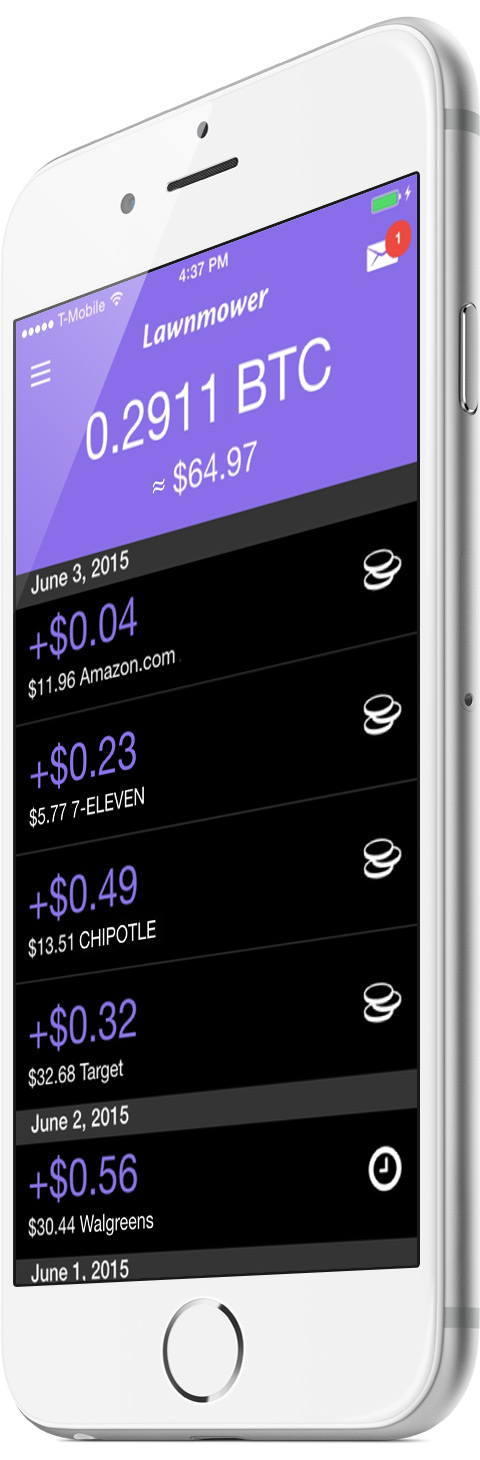lawnmower-bitcoin-app