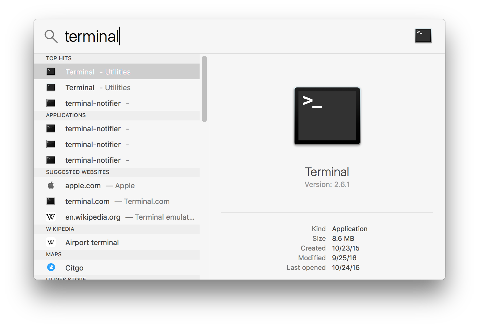 command line interface mac