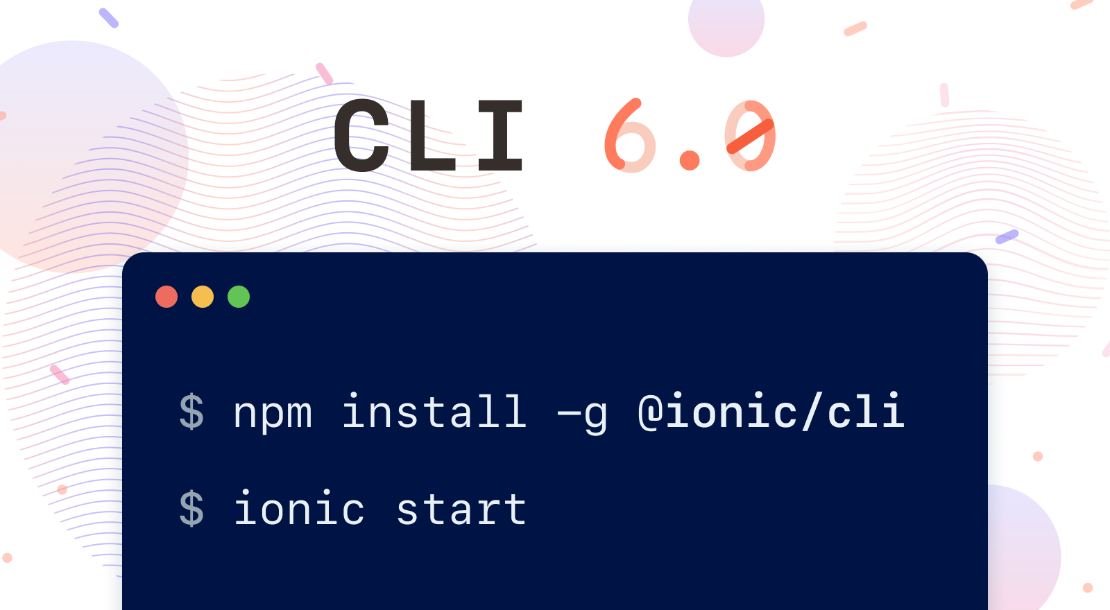 terminal showing cli installation commands