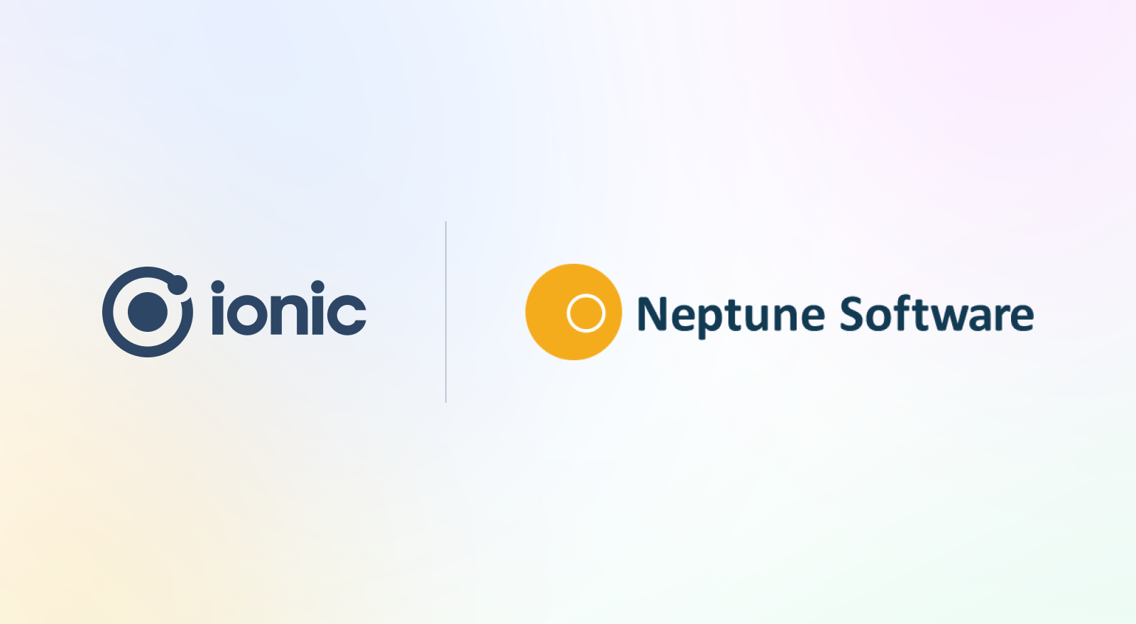 Ionic and Neptune logos - Ionic and Neptune partner in low code space