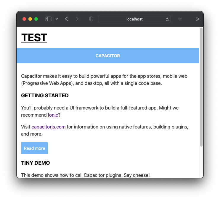 Create Powerful Native Mobile Apps with Capacitor & VanillaJS