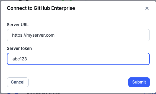 GitHub Enterprise Connect