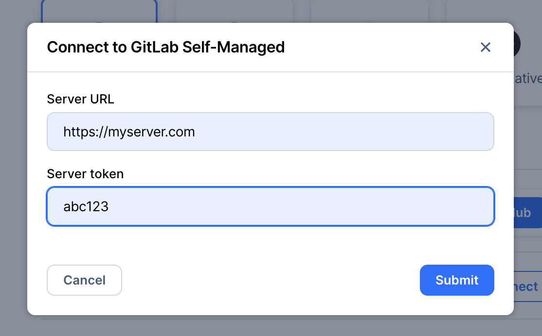 GitLab Self-Managed Connect